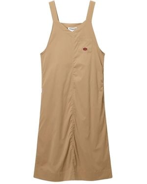 Chocoolate Drawstring Dress - Natural