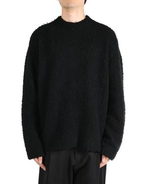Uma Wang Brushed-Finish Sweater - Negro
