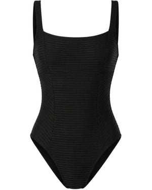 Rip Curl Maillot De Bain Côtelé À Empiècements - Black