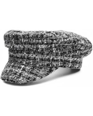 KARL LAGERFELD Bouclé Cap - Gray