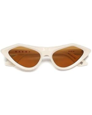 Marni Tikbarri Cat-Eye Sunglasses - Brown