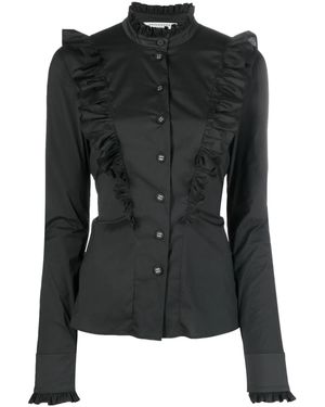 Tシャツ・カットソー PHILOSOPHY DI LORENZO SERAFINI Embroidered poplin shirt Philosophy Di Lorenzo Serafini floral-lace Shirt | Neutrals