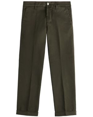 Fay Mid Waist Chino - Groen