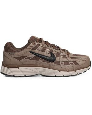 Nike P-6000 Panelled Trainers - Brown