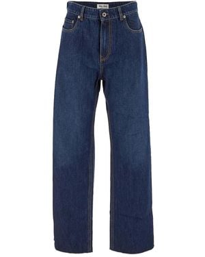 Miu Miu Raw-Edge Jeans - Blue
