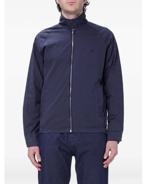 Brooksfield Reversible Check-Pattern Jacket - Blue