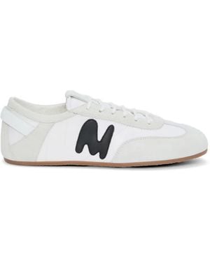 MSGM Logo Low-Top Sneakers - White