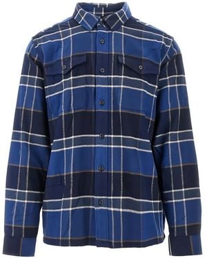 Patagonia Camisa a cuadros - Azul