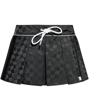 MISBHV Jacquard Monogram Mini Skirt - Black