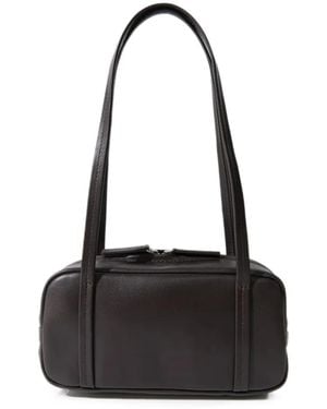 St. Agni Petit Dual Zip Shoulder Bag - Black