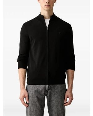 Trussardi Cardigan Mit Reißverschluss - Schwarz