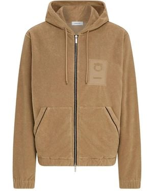 Ferragamo Monogram Hoodie - Brown