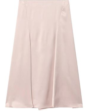 Fendi Midirock aus Seide - Pink