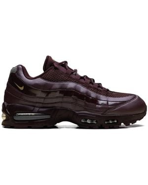 Nike Air Max 95 Lace-Up Trainers - Red