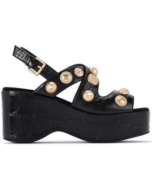 Kurt Geiger 10Mm Kensington Sandals - Black