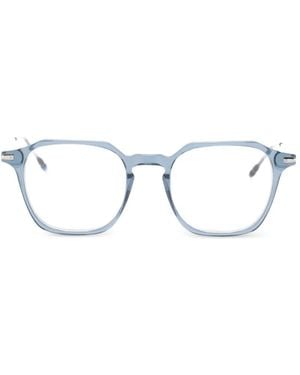 Kyme Gafas Dimitri Con Montura Geométrica - Blanco