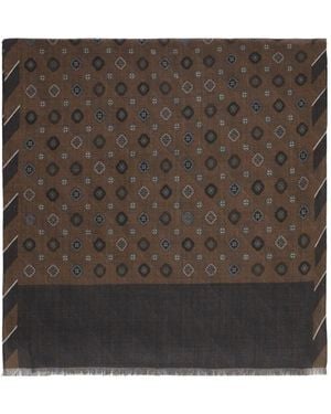 Altea Printed Scarf - Brown