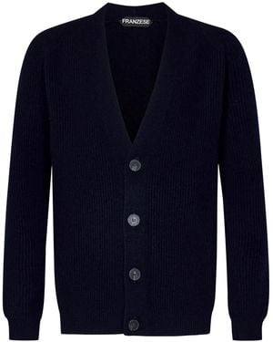 Franzese Collection Brad Pitt Cardigan - Blue