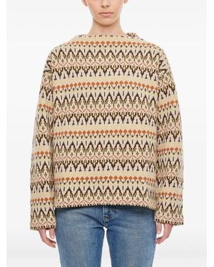 Levi's Patterned Crew-neck Sweater - ナチュラル