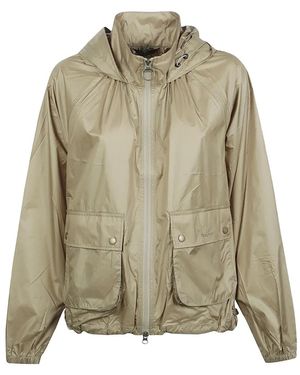 Barbour Bleached Hooded Jacket - Natural
