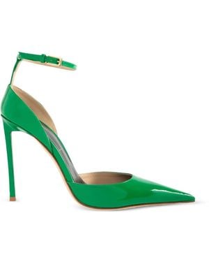 Tom Ford Vertigo Patent-Leather Ankle-Strap Court Shoes - Green