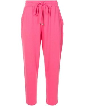 Lenny Niemeyer Tapered Stretch-Jersey Track Trousers - Pink