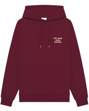 Drole de Monsieur Hoodie Met Buidel - Rood