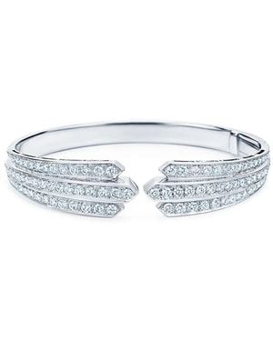 Kwiat 18Kt Diamond Cascade Open Bangle - White