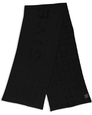 Givenchy Schal mit 4G-Applikation - Schwarz