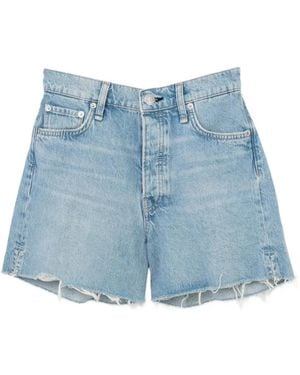 Rag & Bone Flora Denim Shorts - Blue