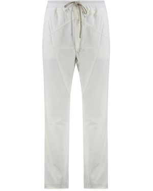 Rick Owens Cotton Straight-Leg Trousers - Grey