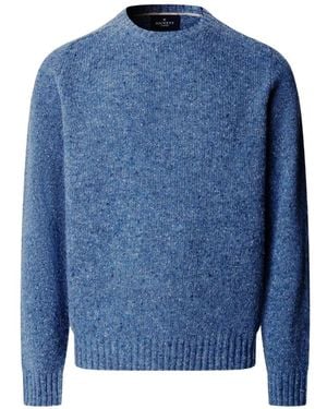 Hackett Crew-Neck Wool Sweater - Blue