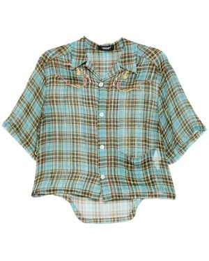 Undercover Plaid Shirt - Green