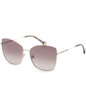 Carolina Herrera Square-Frame Sunglasses - Pink