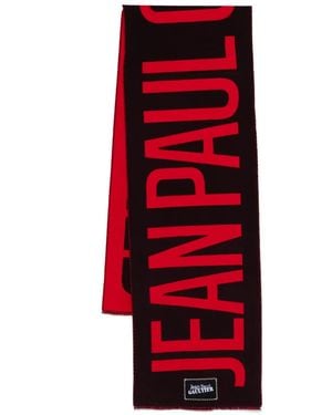 Jean Paul Gaultier ロゴ スカーフ - レッド