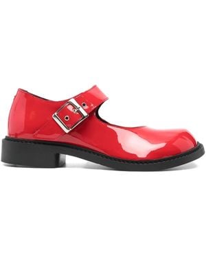 Phileo 075 Patent Leather Flats - Red