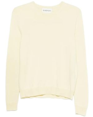Bompard Langärmeliger Pullover Mit Rundem Ausschnitt - Natur