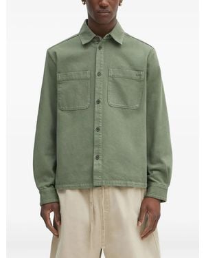 A.P.C. Double-Pocket Long-Sleeve Shirt - Green