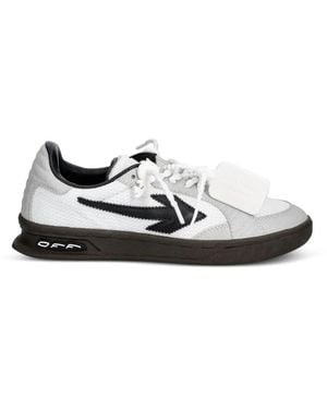 Off-White c/o Virgil Abloh End Of Play Arrows-Patch Zip-Tie Trainers - White