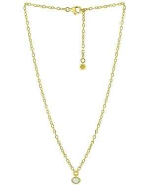 Sutra Diamond Pendant Necklace - Metallic