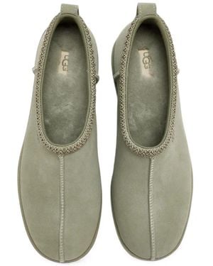 UGG Tasman Deconstructed Suede Sandals - Green