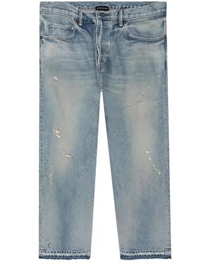 John Elliott Gerafelde Jeans - Blauw
