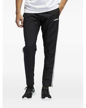 adidas Essentials Stripes Track Trousers - Black