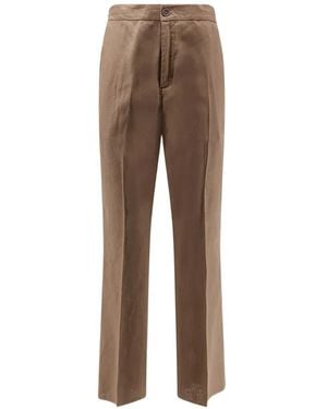 Hevò Torre Chianca Drawstring Trousers - Natural