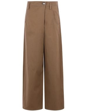 Brunello Cucinelli Wide-Leg Jeans - Brown