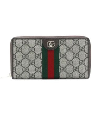 Gucci Ophidia Gg Wallet - Grey