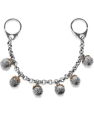 McQueen Heirloom Chain Bag Charm - Metallic