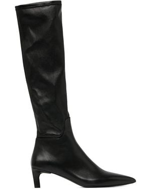 Marsèll Pointed-Toe Knee-High Boots - Black