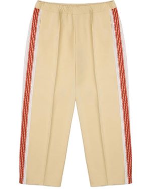 Sasquatchfabrix. Pantalones con detalle a rayas - Neutro