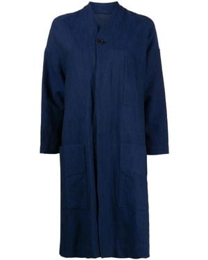 Toogood The Docker Twill-Weave Coat - Blu